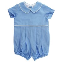 Bailey Boys Summer Blue Dressy Boys Bubble Short