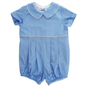 Bailey Boys Summer Blue Dressy Boys Bubble Short