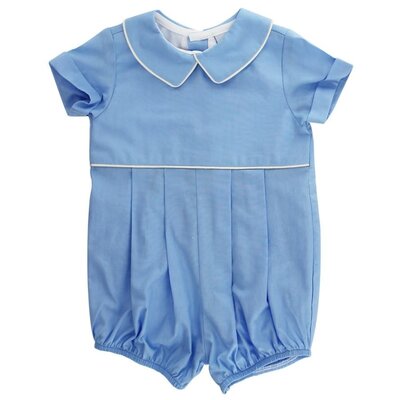 Bailey Boys Summer Blue Dressy Boys Bubble Short