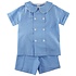 Bailey Boys Summer Blue Dressy Short Set