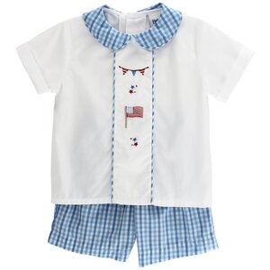 Bailey Boys Stars & Stripes Basic Short Set
