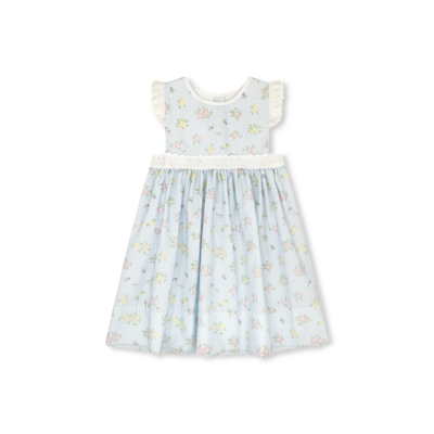 Lullaby Set Spring Time Blooms Pinafore Dress