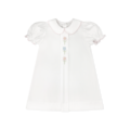 Lullaby Set Classic White w/Flowers Pique Bluebonnet Dress