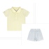Lullaby Set Sunny Yellow/Baldwin Blue Buffalo Check Short Set
