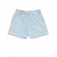 Lulu Bebe Blue Stripe Elastic Waist Shorts