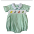 Lulu Bebe Pastel Bunny Smocked Pleated Boy Bubble