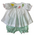 Lulu Bebe Pastel Bunny Smocked Bishop Bloomer Set