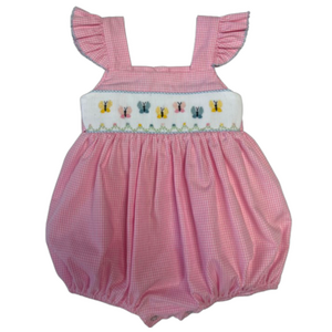 Lulu Bebe Butterfly Smocked Waist Flutter Bubble