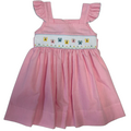 Lulu Bebe Butterfly Smocked Waist Flutter Dress