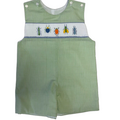 Lulu Bebe Insect Smocked Shortall