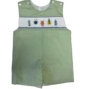 Lulu Bebe Insect Smocked Shortall