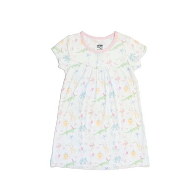 The Uptown Baby Birthday Zoo Animals Bamboo Dress