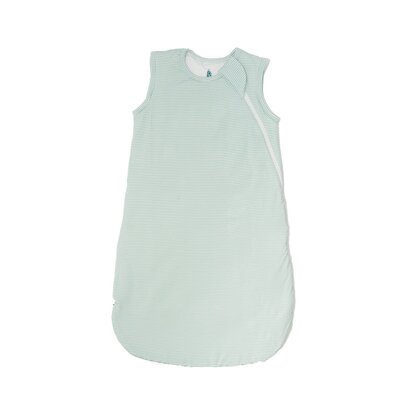 The Uptown Baby Pistachio Mini-Stripe Sleep Bag