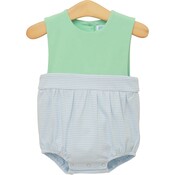 Trotter Street Kids Thomas Bubble Light Blue Stripe/Mint