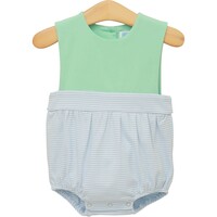 Trotter Street Kids Thomas Bubble Light Blue Stripe/Mint