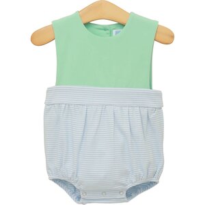 Trotter Street Kids Thomas Bubble Light Blue Stripe/Mint