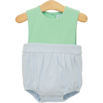 Trotter Street Kids Thomas Bubble Light Blue Stripe/Mint