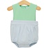 Trotter Street Kids Thomas Bubble Light Blue Stripe/Mint