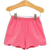 Trotter Street Kids Scalloped Shorts Pink