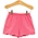 Trotter Street Kids Scalloped Shorts Pink