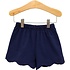 Trotter Street Kids Scalloped Shorts Navy