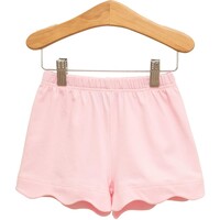 Trotter Street Kids Scalloped Shorts Light Pink