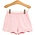Trotter Street Kids Scalloped Shorts Light Pink
