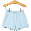 Trotter Street Kids Scalloped Shorts Light Blue