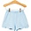 Trotter Street Kids Scalloped Shorts Light Blue