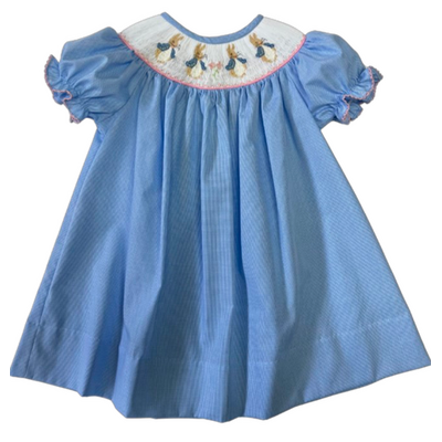 Lulu Bebe Peter Rabbit Smocked Bishop