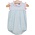Trotter Street Kids Meredith Bubble Light Blue Gingham/Light Pink Ruffle