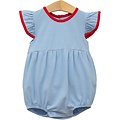 Trotter Street Kids Lucy Bubble Cornflower Stripe/Red