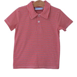 Trotter Street Kids Henry Polo Red Stripe