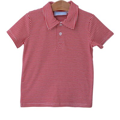 Trotter Street Kids Henry Polo Red Stripe