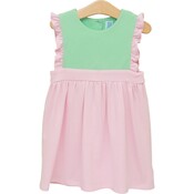 Trotter Street Kids Frances Dress Light Pink Stripe/Mint
