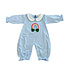 Rainbow w/Shamrock Blue Stripe Romper