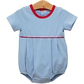 Trotter Street Kids Bentley Bubble Cornflower Stripe/Red