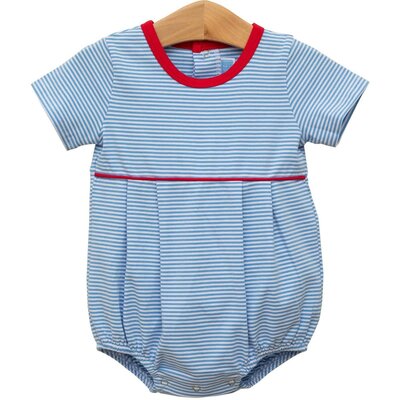 Trotter Street Kids Bentley Bubble Cornflower Stripe/Red