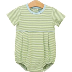 Trotter Street Kids Bentley Bubble Green Stripe/Light Blue