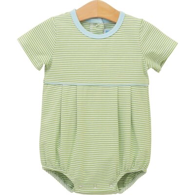 Trotter Street Kids Bentley Bubble Green Stripe/Light Blue