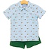 Trotter Street Kids Ducks in a Row Polo Short Set