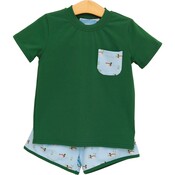 Trotter Street Kids Ducks in Row Short Set