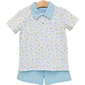 Trotter Street Kids Cottontail Polo Short Set
