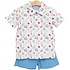 Trotter Street Kids Little Explorers Polo Short Set