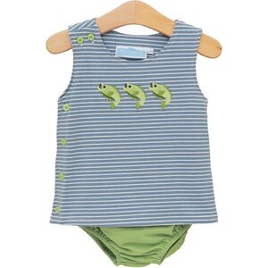 Trotter Street Kids Hooked on Fishing Diaper Set