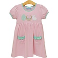 Trotter Street Kids Bunnies & Baskets Dress