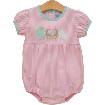 Trotter Street Kids Bunnies & Baskets Bubble Pink