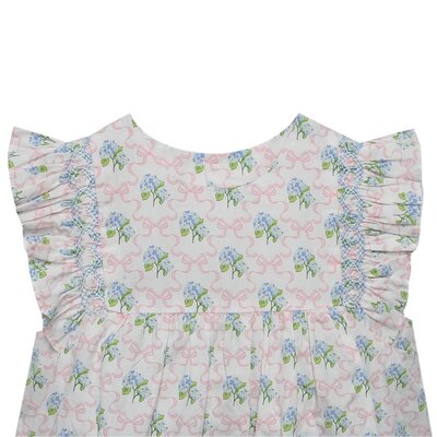 Remember Nguyen Porch Petals Blue Delta Short Set