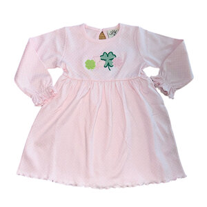 Luigi Shamrocks Pink Dots Dress