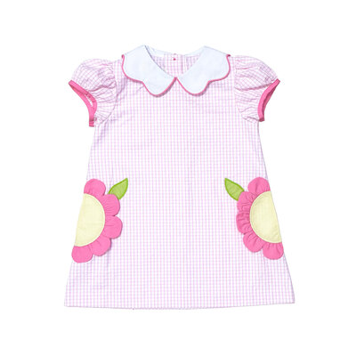 Zuccini Flowers Bryar Pockets Dress Popsicle Windowpane